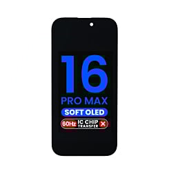 OLED Assembly for iPhone 16 Pro Max (Aftermarket Pro Soft / 60HZ)