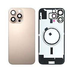 Back Glass with MagSafe Magnet for iPhone 16 Pro Max (NO LOGO) (DESERT TITANIUM) 