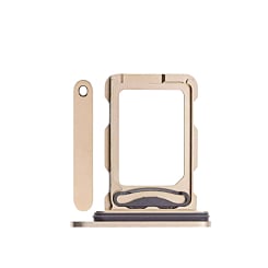 Grab wholesale deals on the Dual SIM Card Tray in Desert Titanium for iPhone 16 Pro and 16 Pro Max.