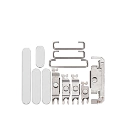 Buy the Hard Buttons (Power, Volume, Mute) in White Titanium for iPhone 16 Pro and 16 Pro Max.