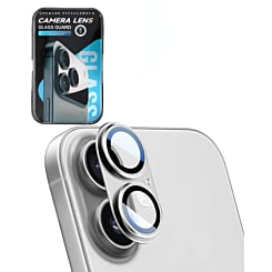 Metal Matte Armor with HD Tempered Glass for iPhone 17 (WHITE)