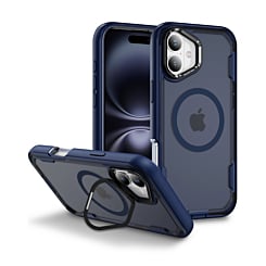 Shockproof Magsafe Case with Camera Stand - DARK BLUE for iPhone 17 (Only Ground Shipping)