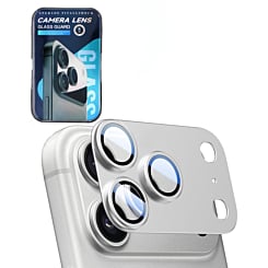 Metal Matte Armor with HD Tempered Glass for iPhone 17 Pro Max (SILVER)