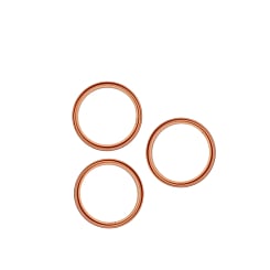 Back Camera Bezel Ring Only for iPhone 17 Pro / 17 Pro Max (Cosmic Orange) (3 Piece Set)