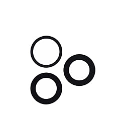 Back Camera Lens (Glass Only) with Adhesive for iPhone 17 Pro / 17 Pro Max (3 Piece Set) (Aftermarket) (10 Pack)