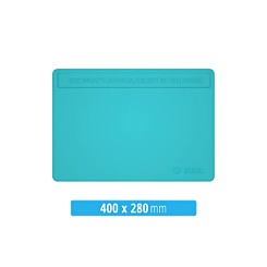 2UUL ST82 Heat Resisting Silicone Pad with Anti Dust Coating 400*280mm - BLUE (Only Ground Shipping)