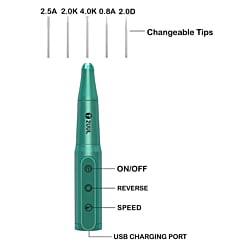 2UUL DA81 Chargeable Polish Drill Pen for Phone Repair