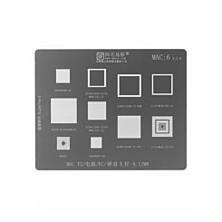 AMAOE BGA Reballing Stencil for Macbook MAC6 - A1989 / A1990 / T2 (Not Returnable)