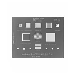 AMAOE BGA Reballing Stencil for Macbook MAC7 - MacBook Pro A2159 (Not Returnable)