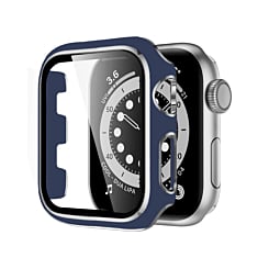 iWatch 42mm Shinny Hard PC Bumper Case - BLUE & SILVER (Only Ground Shipping)