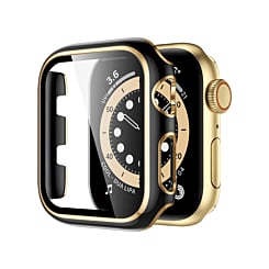 iWatch 42mm Shinny Hard PC Bumper Case - BLACK & GOLD (Only Ground Shipping)