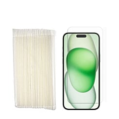 Grab the wholesale deals on the Clear Tempered Glass for iPhone 16 Plus, 2.5D, 50 pieces in bulk.