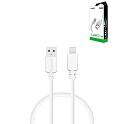 Esoulk USB A-L Non-MFI Round Charging Cable (WHITE) (5ft) (12W) (Only Ground Shipping)