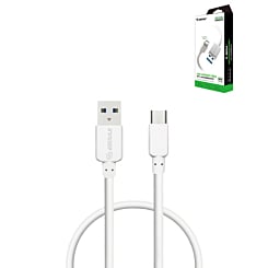 Esoulk EC30P USB A-C Round Cable (WHITE) (5ft) (15W) (Only Ground Shipping)
