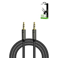 Esoulk 3.5mm AUX-AUX Cable (BLACK) (10ft) (Only Ground Shipping)