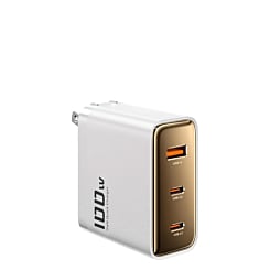 Toocki  USB C+C+A GaN Charger (WHITE) (100W) (Only Ground Shipping)