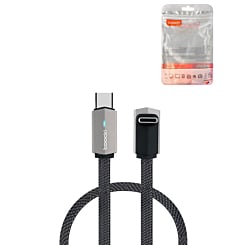 Toocki Car Series USB C-C Thick Braided Fast Charging Data Cable (GRAY) (3ft) (60W) (Only Ground Shipping)
