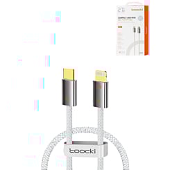 Toocki Compact Zinc Alloy USB C-L Non-MFI Super-Fast Charging Data Cable (27W) (3ft) (Only Ground Shipping)