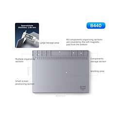 QianLi Mega-Idea B440 Heat-resistant Silicone Rubber Pad (405mm*305mm)