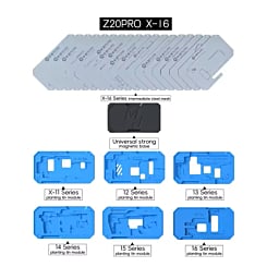 Order the MiJing Z20 Pro Comprehensive BGA Reballing Fixture 14-in-1 Tool Set for iPhone X to 16 Pro Max.