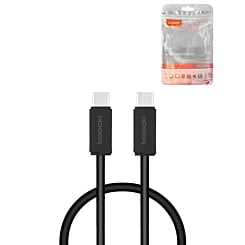 Toocki TPE USB C-C Super Fast Charging Data Cable (3ft) (100W) (BLACK) (Only Ground Shipping)