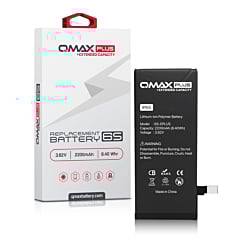 QMAX Plus Extended Capacity Replacement Battery for iPhone 6S (2200 mAh) (Only Ground Shipping)