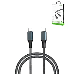 Esoulk USB C-C Charging & Data Sync Cable (BLACK) (6ft) (100W) (Only Ground Shipping)