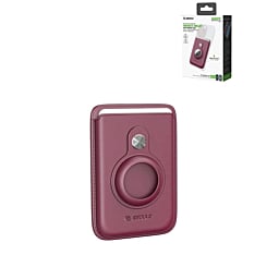 Esoulk Magnetic Wallet with Airtag Slot (MAROON) (Only Ground Shipping)