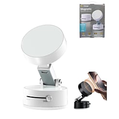 Max Charge Magnetic Suction Phone Mount (WHITE) (Only Ground Shipping)