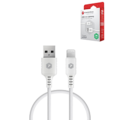 PowerPeak ECONOMY USB A-L Cable NON MFI (WHITE) (3ft) (12W) (Only Ground Shipping)