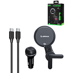 Esoulk Qi2.2 Cooling Magnetic Wireless Car Charger For Tesla (3ft) (25W) (Only Ground Shipping)