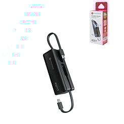 PowerPeak USB C-L Cable Key Chain Loop On Portable Power Bank (4500 mAh) (Only Ground Shipping)