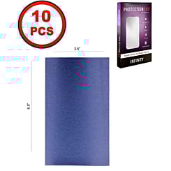 ProtectionPro - Blank Brushed Blue Steel (Small) (Pack of 10)