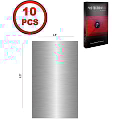 ProtectionPro - Blank Brushed Silver (Small) (Pack of 10)
