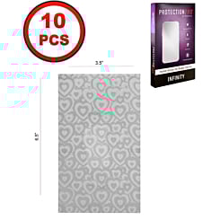 ProtectionPro - Blank Prism Big Hearts Film (Small (Pack of 10)