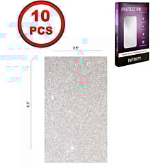 ProtectionPro - Blank Diamond White Sparkle (Small) (Pack of 10)