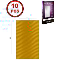 ProtectionPro - Carbon Fiber Gold Film (Small) (Pack of 10)