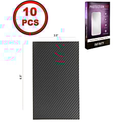 ProtectionPro - Blank Anthracite Carbon Fiber (Small) (Pack of 10)