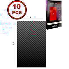 ProtectionPro - Blank Black Carbon Fiber (Large (Pack of 10)