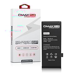 QMAX Plus Extended Capacity Replacement Battery for iPhone 8 Plus (3400 mAh) (Only Ground Shipping)