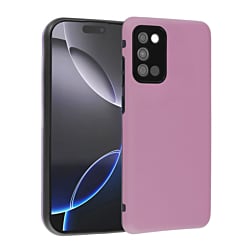 Full Cover New Design Silicone Case - LIGHT PINK for Galaxy A03S (Only Ground Shipping)