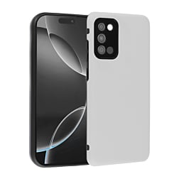 Full Cover New Design Silicone Case - WHITE for Galaxy A03S (Only Ground Shipping)