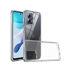 Motorola E5Plus / X5 Hybrid Case with Air Cushion Technology -CLEAR (Only Ground Shipping)