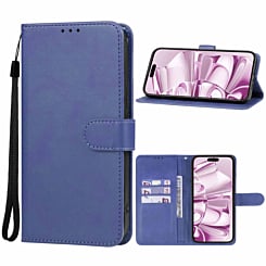 Google Pixel 10 Pro XL Leather Wallet Case with Card Slot - NAVY BLUE (Only Ground Shipping)