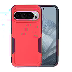 Google Pixel 10 Pro XL Dual Layers Shockproof Strong Case - RED (Only Ground Shipping)