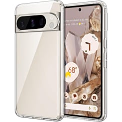 Google Pixel 9 / 9 Pro Hybrid Case with Air Cushion Technology - CLEAR (Only Ground Shipping)