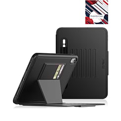Shockproof Magnetic Multi-Angles Stand Case with Pen Holder - BLACK for iPad 10 2022 (10.9") / iPad 11 (A16) (Only Ground Shipping)