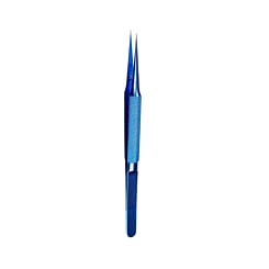 LuoWei Titanium Alloy Tweezers - Straight (BLUE)