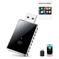 Wired to Wireless Carplay Adapter WiFi 6.0 for IOS (Only Ground Shipping)