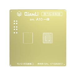 QianLi 3D Golden Stencil CPU for iPhone 7 / 7P (A10) (Not Returnable)